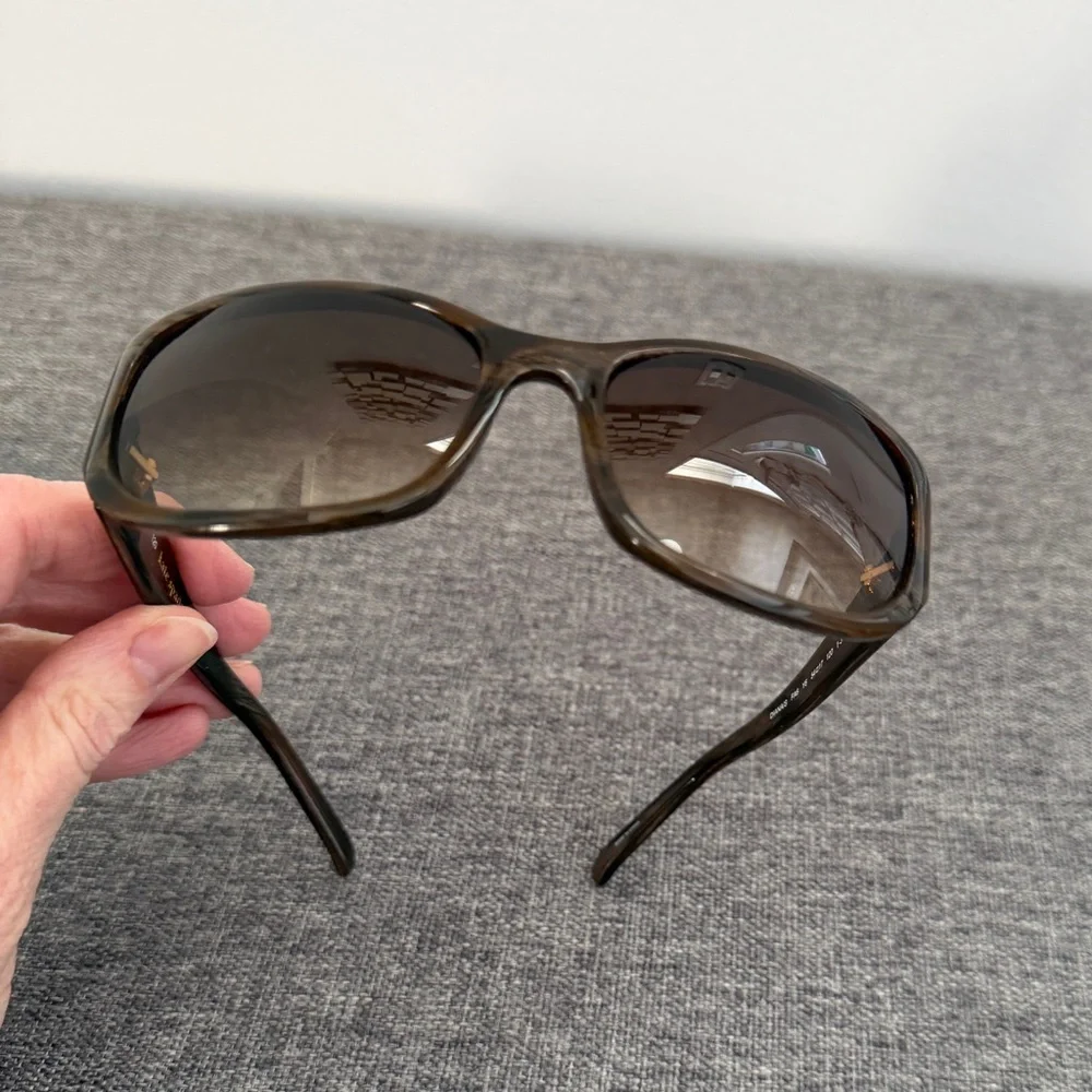 Kate Spade Brown Diana/S Rectangle Sunglasses and Case FA6 Y6 54.17 120 1-3